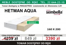 SEMBELLA - HETMAN AQUA 160 X 200 CM